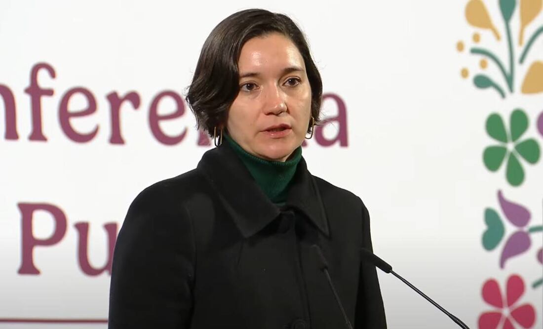 La titular del Secretariado Ejecutivo del Sistema Nacional de Seguridad Pública, Marcela Figueroa, destacó, durante la mañanera del 9 de enero del 2025, que de septiembre a diciembre del 2024 hubo una disminución de los homicidios dolosos 16.3%. Foto: Captura de pantalla