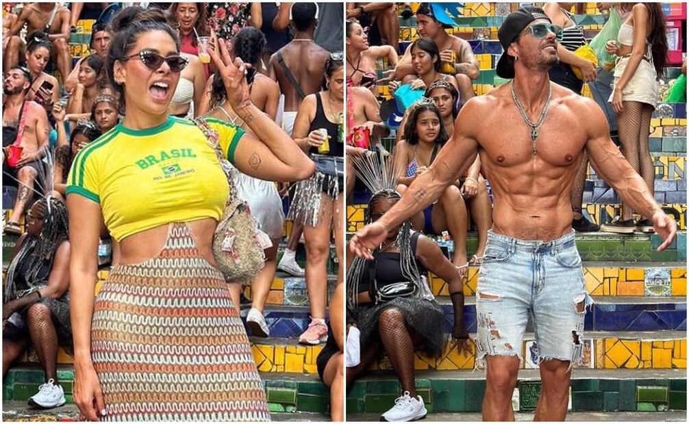 Galilea Montijo y su novio Isaac Moreno presumen cuerpazo.