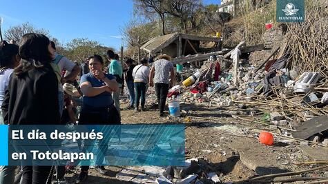 A un día de la tragedia, así luce Totolapan
