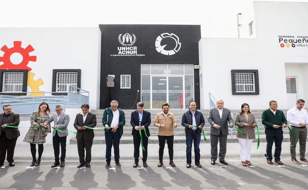 IMSS y ACNUR inauguran guardería para hijos de refugiados en Coahuila Foto: Especial
