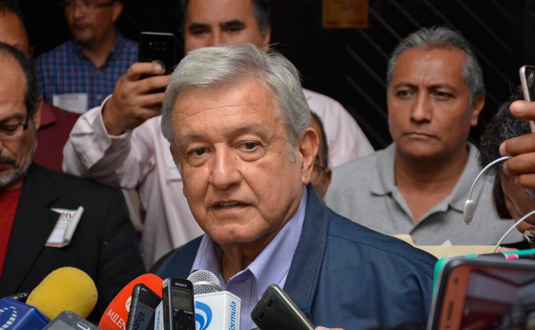 Andrés Manuel López Obrador emplazó a Ricardo Anaya a denunciar ya al presidente Enrique Peña Nieto. /Mario Valdés - EL UNIVERSAL