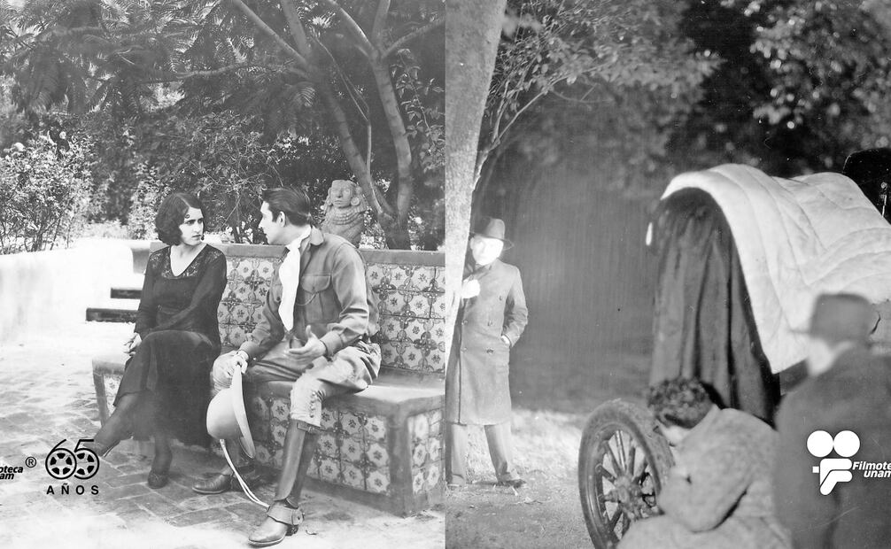 Las películas Más fuerte que el deber (arriba) y de El Anónimo, dos de las joyas perdidas de las que solo se cuentan con vagos registros. Imágenes: Filmoteca UNAM