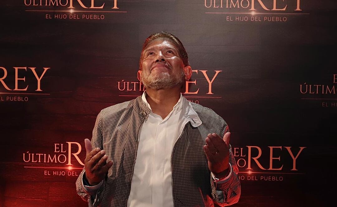 Juan Osorio dijo que estaba feliz de lograr el estreno, luego del estrés que se vivió por el jaloneo con la familia Fernández. Foto. Berenice Fregoso