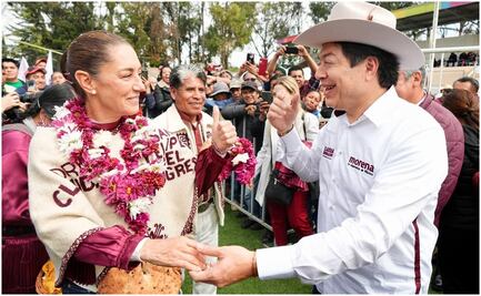 Sheinbaum celebra inauguración del Tren Maya: "el poder es para ponerse al servicio del pueblo"