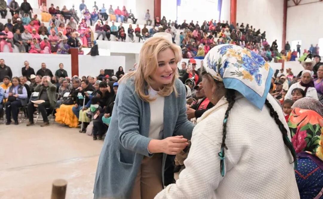 Maru Campos, gobernadora de Chihuahua anuncia avances del programa "Juntos por la Sierra Tarahumara" 5 de noviembre de 2024 / Foto: Especial