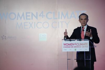 Mancera Inaugura conferencia Mujeres por el Clima