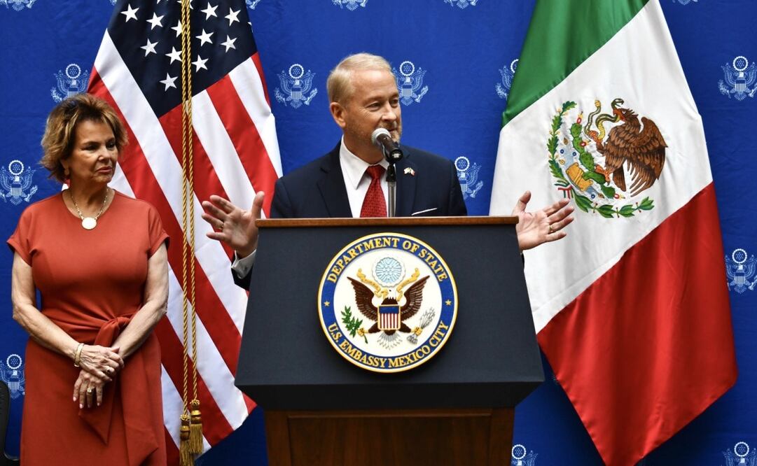 Ronald Johnson, embajador de Estados Unidos en México. Foto: tomada de X @USAmbMex