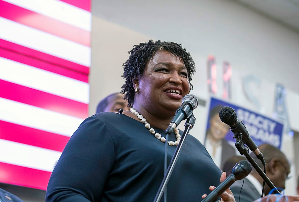 Stacey Abrams, candidata a la gubernatura de Georgia, EU (AP)