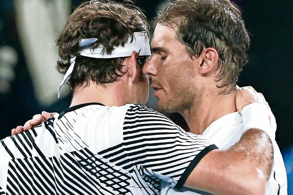 El español reconoció el gran nivel de su adversario (THOMAS PETER. REUTERS)