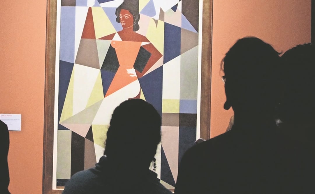 La muestra Carlos Mérida. Retrato escrito (1891-1984) presenta óleos, serigrafías, bocetos, litrografías, acrílicos, postales, fotos y publicaciones. Foto: CARLOS MEJÍA. EL UNIVERSAL