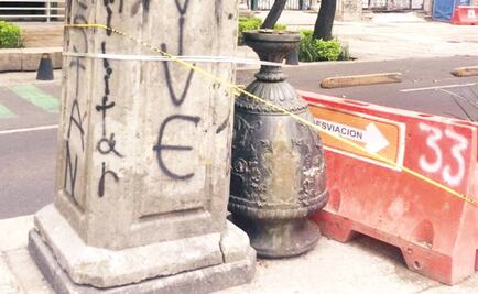 En manos del INAH, jarrón histórico de Reforma