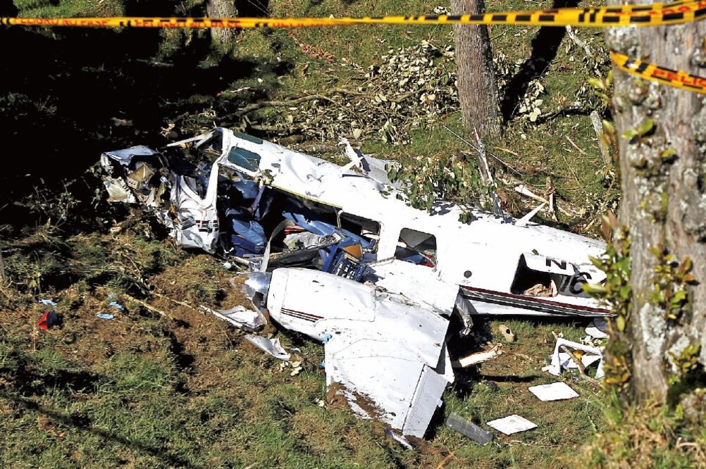 La aeronave se estrelló el 12 de septiembre en el municipio de San Pedro de los Milagros (ESPECIAL)