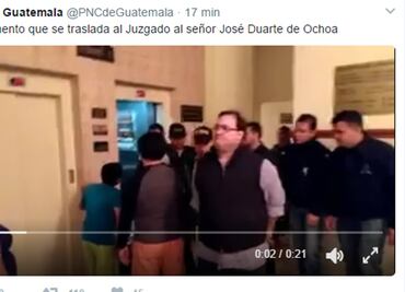 Video. Javier Duarte, detenido