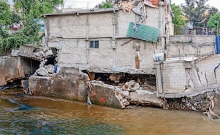 Río hondo, peligro latente de desbordamiento en Naucalpan