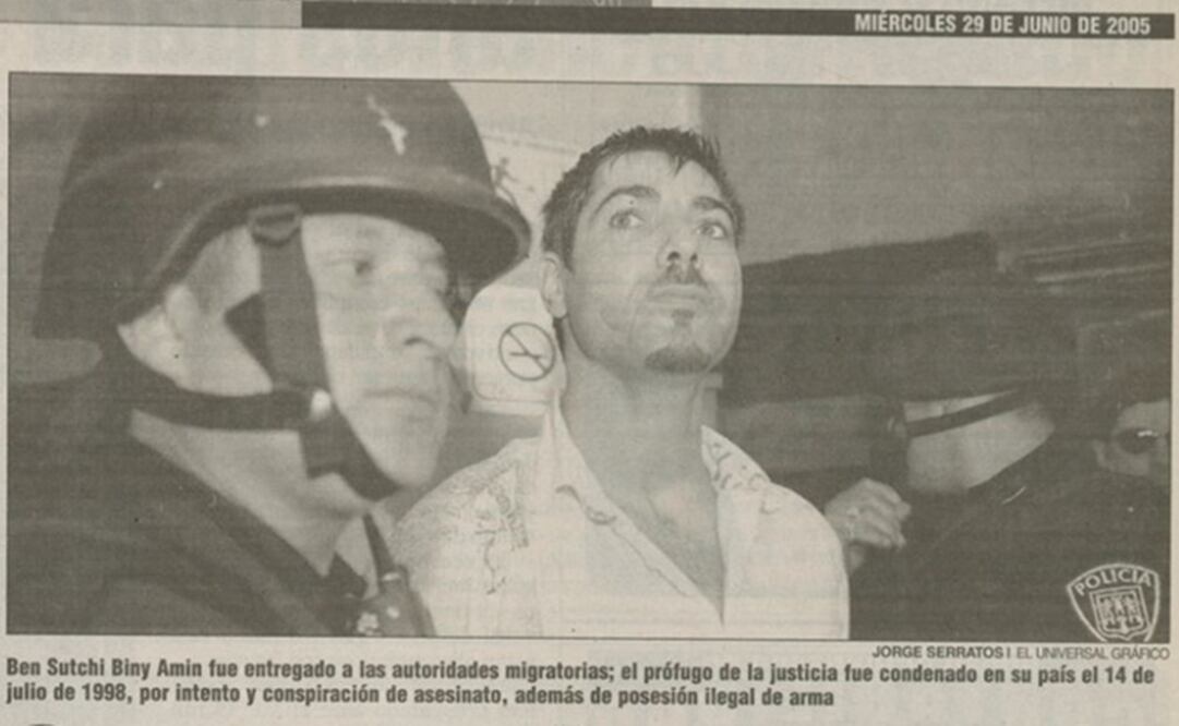 Portada de EL GRÁFICO donde se documenta la detención de Ben Sutchi Biny Amin / EL GRÁFICO