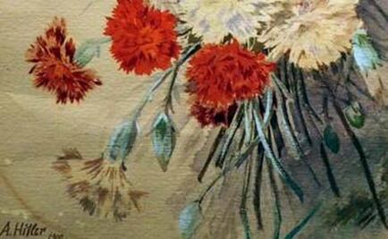 Subastarán pinturas firmadas por Hitler