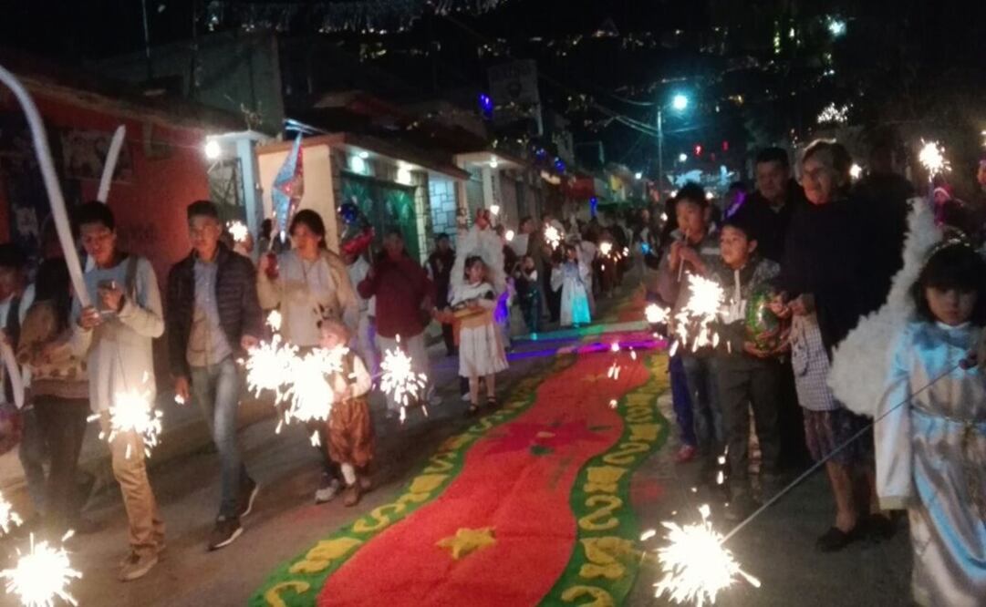 Habitantes de Tultepec y municipios cercanos utilizaron pirotecnia para festejar Navidad 