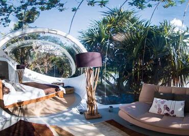 Así será el primer hotel burbuja en una playa de México