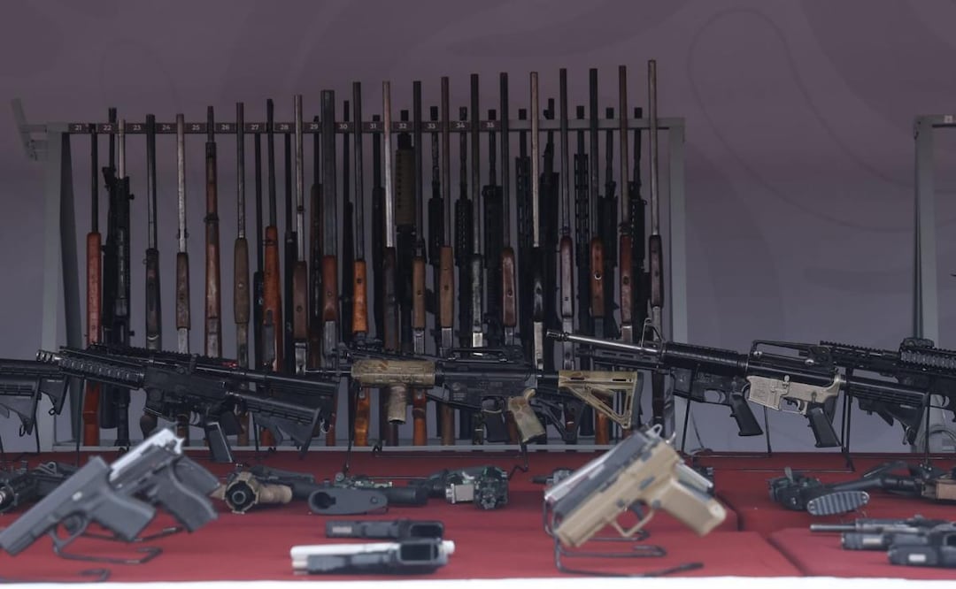 Armas de fuego. Foto: Gabriel Pano / EL UNIVERSAL
