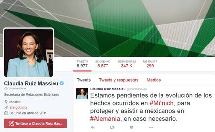 SRE ofrece asistencia a mexicanos en Alemania