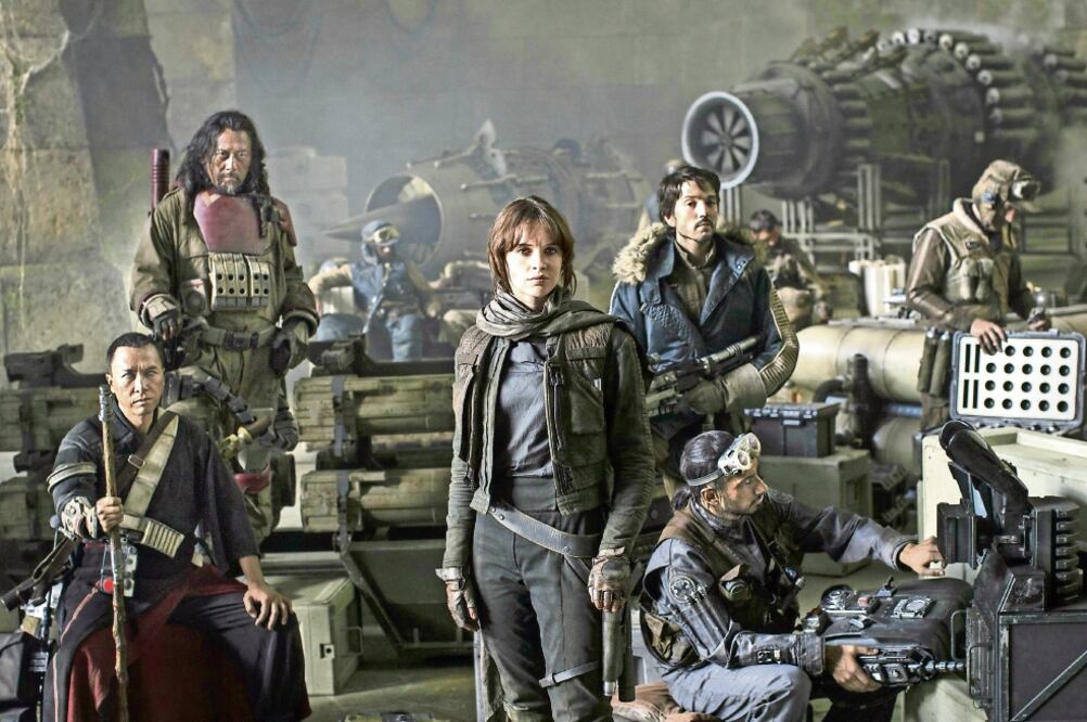 Rogue One , con Felicity Jones y Diego Luna (CORTESÍA)