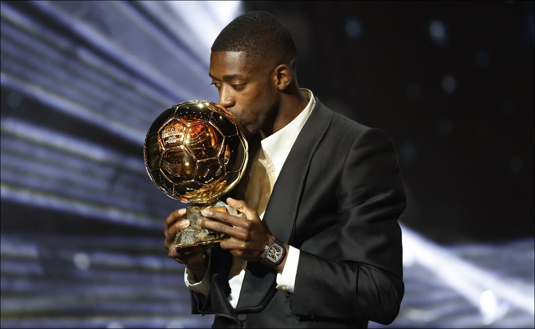 Ousmane Dembélé venció a Lamine Yamal y ganó el Balón de Oro 2025 / FOTO: EFE