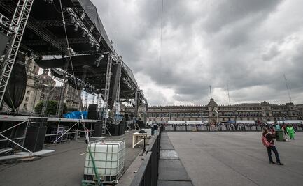 Sedena alista espectáculo millonario en el Zócalo para conmemorar la Independencia de México