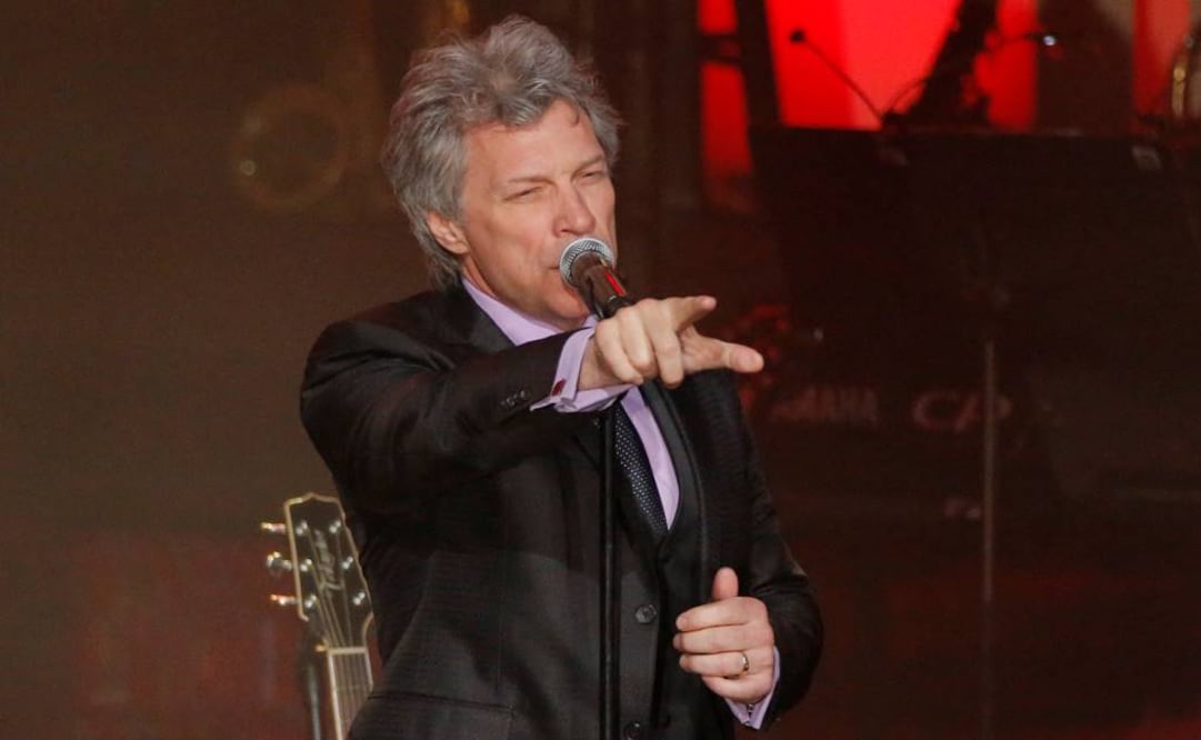 Bon Jovi canta "Radio saved my life tonight". Foto: Archivo 