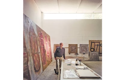 El estudio del maestro Vicente Rojo, “un traje hecho a la medida”