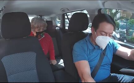 El diputado Mario Delgado finge ser taxista para oír opinión de mexicanos