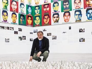 Ai Weiwei creates Lego portraits of missing Ayotzinapa students
