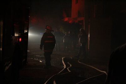 Incendio sorprende celebraciones de año nuevo en San Luis Potosí