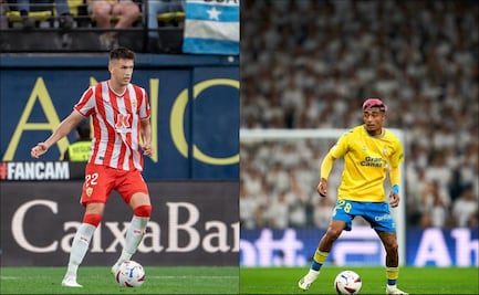 Julián Araujo le ganó a César Montes el duelo de mexicanos entre Almería y Las Palmas