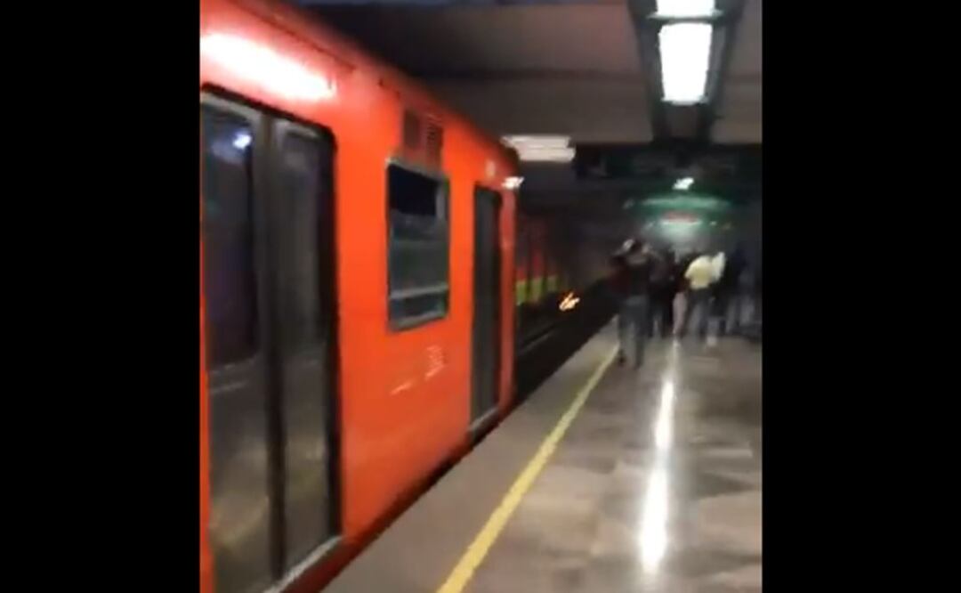 Niega Metro incendio en estación La Viga