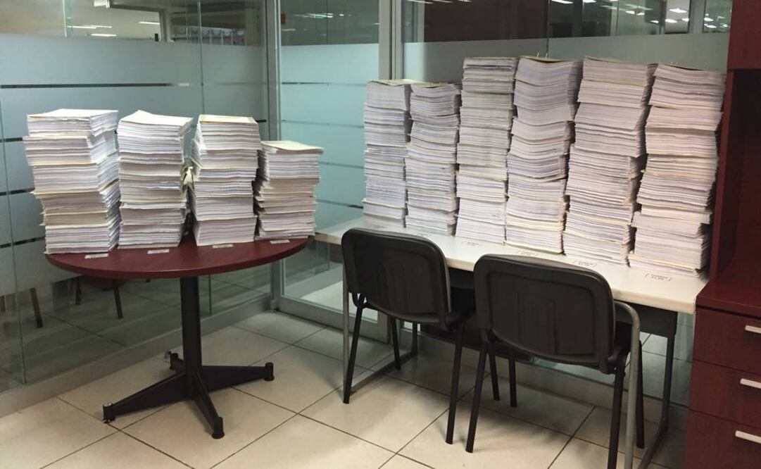 A partir de este jueves, disponibles los 85 tomos y 13 anexos de la intervención del Ministerio Público Federal. FOTO: cortesía PGR