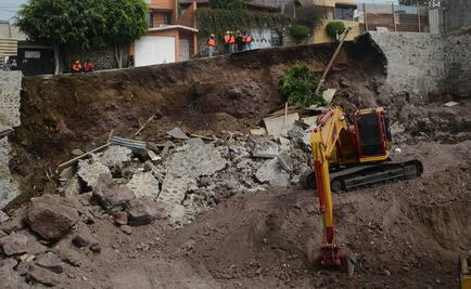 Se registra derrumbe en construcción de Tlalpan