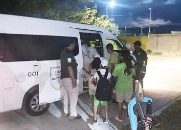 Tamaulipas: INM realiza el retorno asistido a familias migrantes de Kazajistán