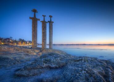 La espada en la piedra existe en Noruega
