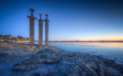 La espada en la piedra existe en Noruega