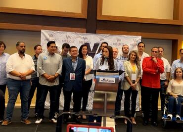 Tere Jiménez se declara ganadora en la elección para la gubernatura de Aguascalientes