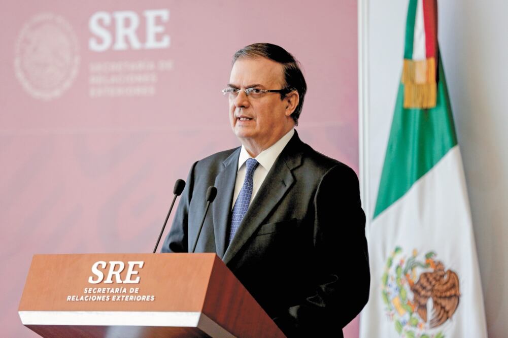 El canciller Marcelo Ebrard indicó que la solución al narcotráfico pasa por un esfuerzo de los países por prevenir y sancionar el lavado de dinero. Foto: XINHUA