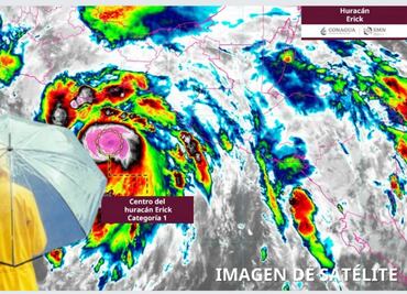 Huracán "Erick": ¿a qué hora tocará tierra el fenómeno meteorológico en México ?; conoce la hora exacta
