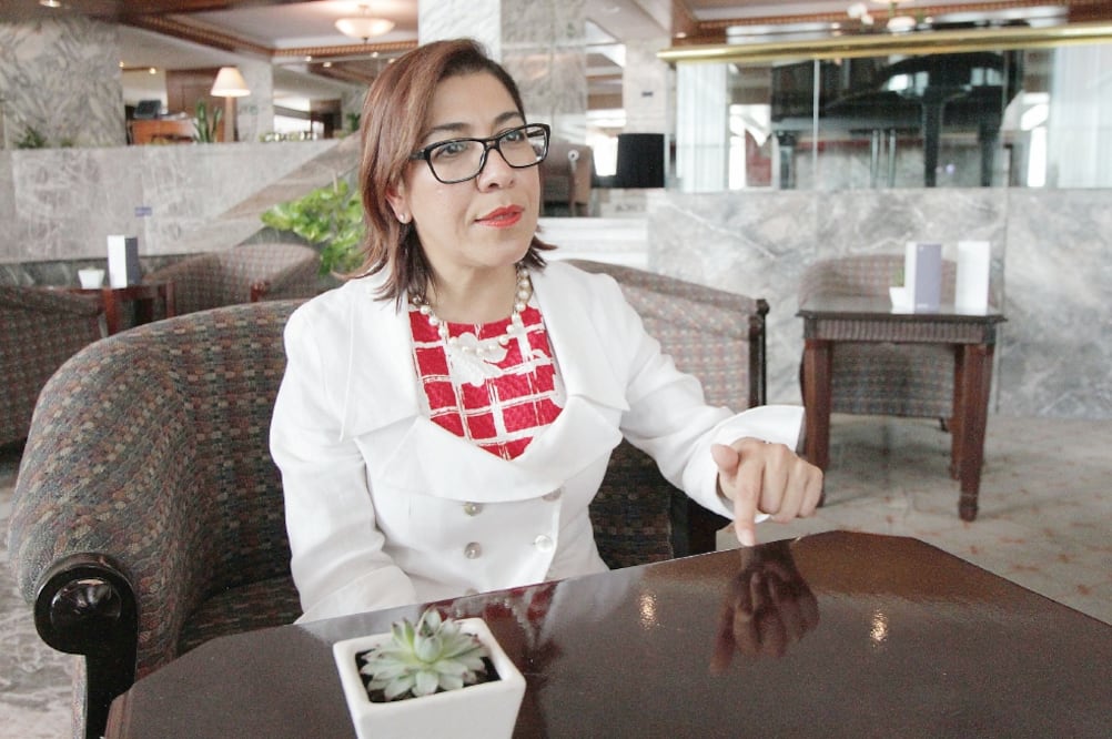 La coordinadora de órganos garantes del Sistema Nacional de Transparencia Josefina Román Vergara (CARLOS MEJÍA. EL UNIVERSAL)