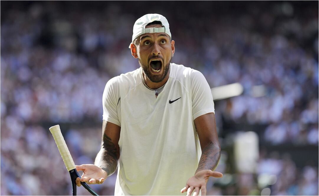 Nick Kyrgios perdió la final en Wimbledon y además fue castigado económicamente / FOTO: AP