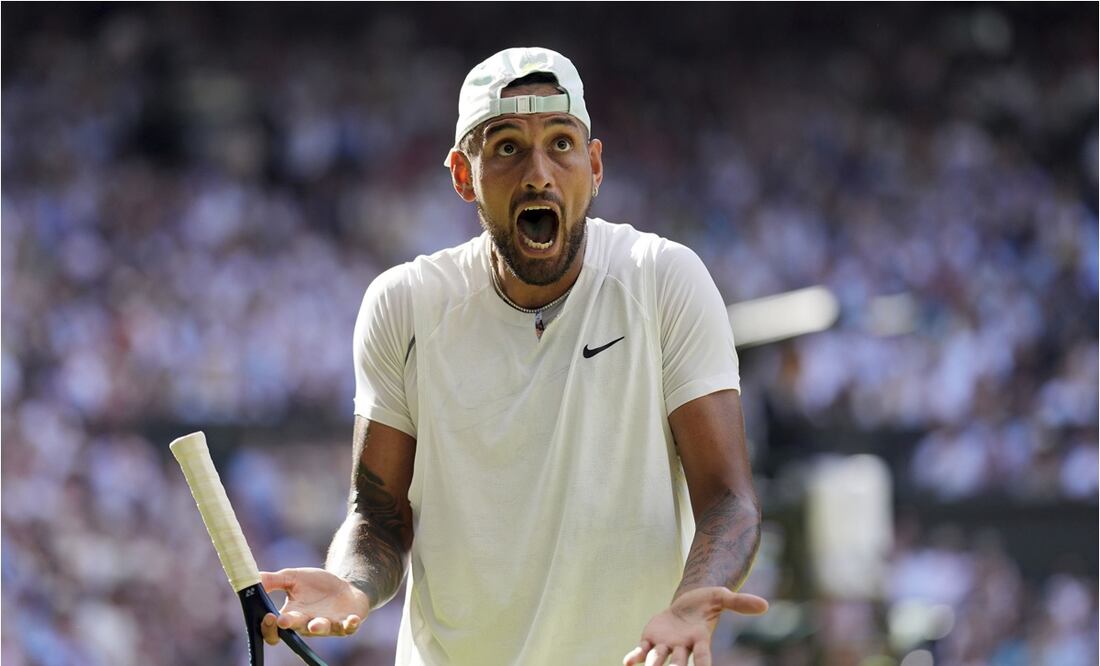 Nick Kyrgios perdió la final en Wimbledon y además fue castigado económicamente / FOTO: AP