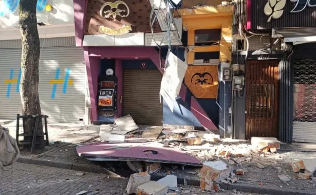 Edificios afectados tras terremoto en Colombia. (10/08/26) Foto: El Tiempo