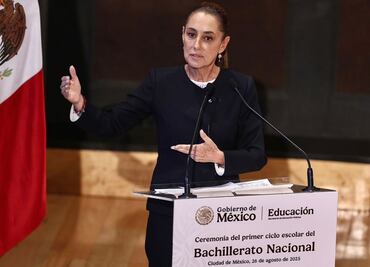 Sheinbaum inaugura primer ciclo del modelo de Bachillerato Nacional; "la educación es un derecho, no un privilegio", dice