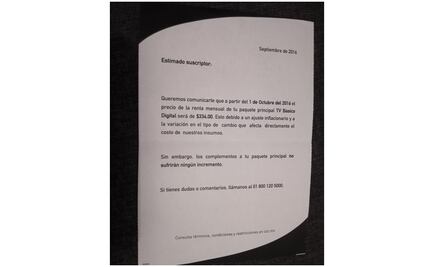 Por dólar caro, Televisa sube precios en TV de paga