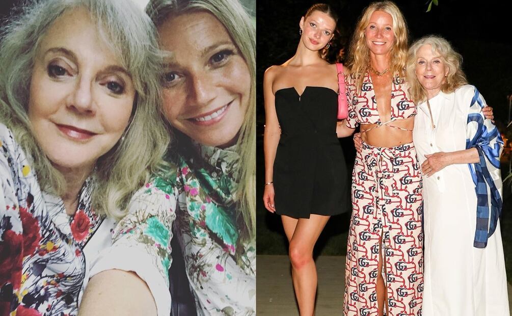 Apple Martin, Gwyneth Paltrow y Blythe Danner. Fuente: Instagram @gwynethpaltrow