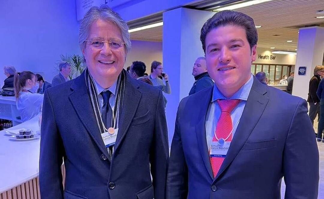 Guillermo Lasso, y Samuel García. Foto: Especial